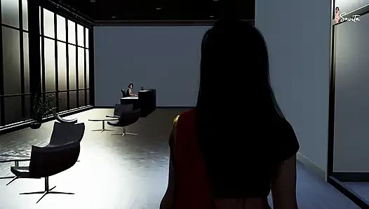 Hintli Ev Hanımı Iş Bulmak Için Patronunu Sikiyor! Röportaj Yanlış Gitti!