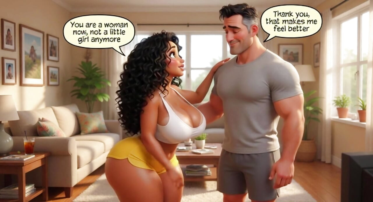 Stepfather Finally Gives In to Years of Desire for His Stepdaughter’s Perfect Large Round Backside (AI generated)