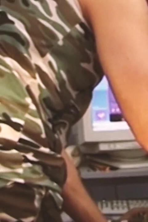 Male Buttocks Scene 2: Two Muscular Soldiers Are Having Fun with Their Butts