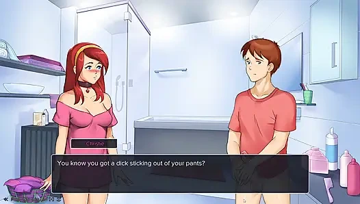 Christie Stuck In a Washing Machine- Milfs Plaza Christie Sex Scenes Gameplay Part 1