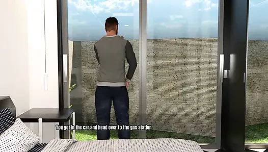 Büyükannenin evi: büyük yarak, yolda boşalma ep.28