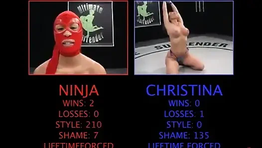 The Ninja (lifetime 14-2) Vs Da Bomb (lifetime 0-1)