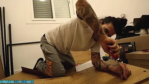 Had to think of another way to pay the handyman