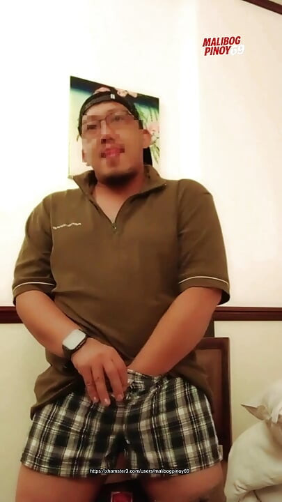 Asian Daddy Stroking His Fat, Veiny Shaft