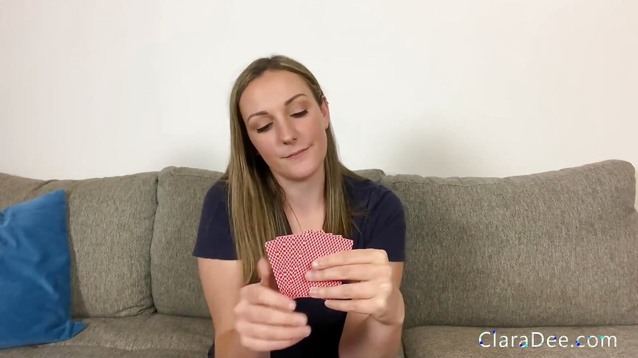 Strip poker findom, Clara Dee