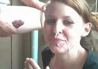 Amateur Brunette Swallows Sperm On Cam