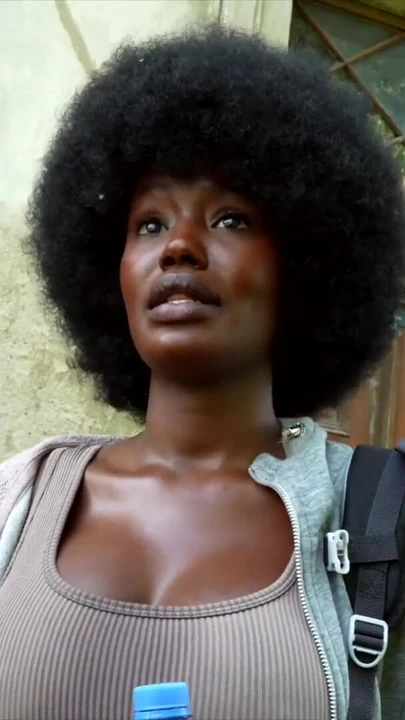 Thrilling moment from "Czech Streets 152: Quickie with Cute Busty Black Girl"