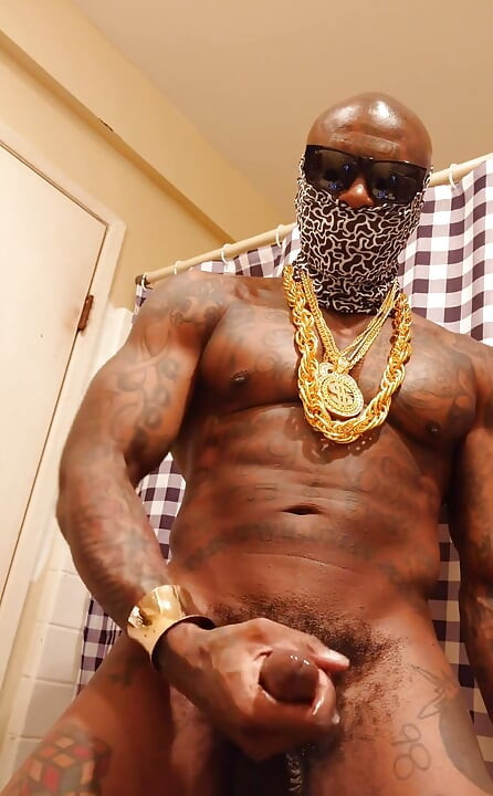 Big Black Hairy Cock Worship Hallelujah Johnson Tall Dark Chocolate Muscles Tattoos Hairy BBC Hall