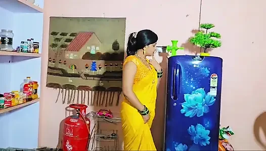 Stepmother has a rough threesome with her stepson fuck pleasure until she gives all her with full tits Desi milk Clear-