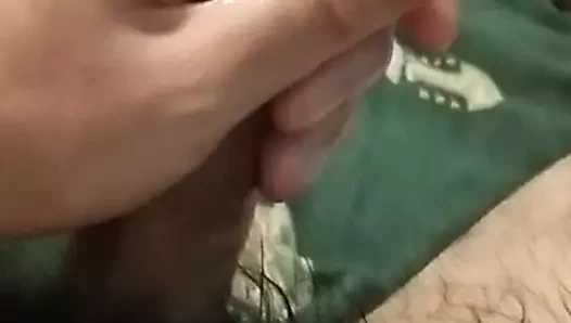 Sıcak t-kız okşayarak