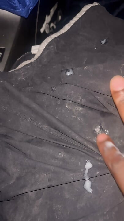 BBC CUMSHOT, SHORTS, WANKING, BBC CUMMING, CUM STAINS