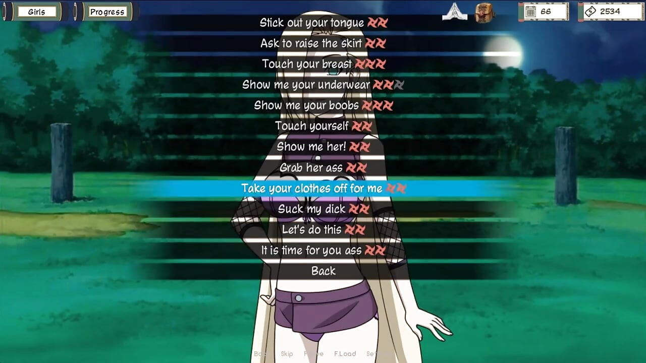 Naruto - कुनोइची ट्रेनर v0.13 भाग 20 Loveskysan69 द्वारा बहुत जोर से आया