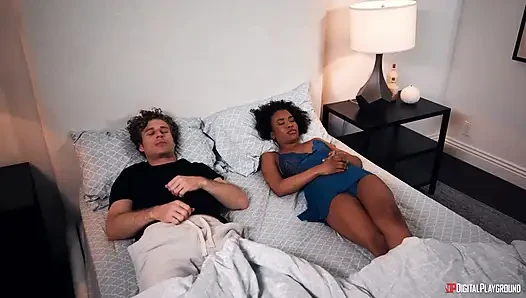 Fit Small Ass Janice Griffith and Demi Sutra Share in Sexy Threesome