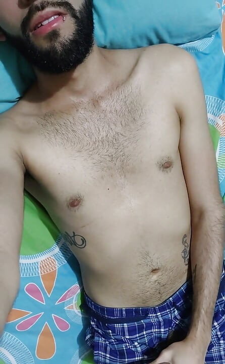 Jerking off before going to sleep