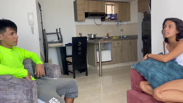 I Fuck My Cute Stepsister Rich in the Shower Before Going Out with Her Boyfriend.