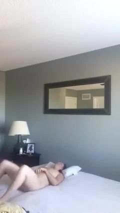Lisa plays with herself