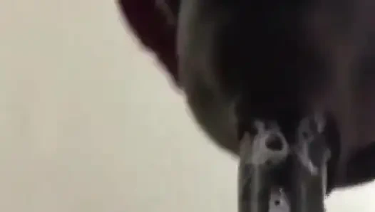 Super schlampiger blowjob mit perfekten lippen