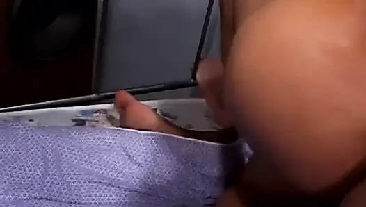 Magnificent Brunette Babe Drilled in Gangbang Action