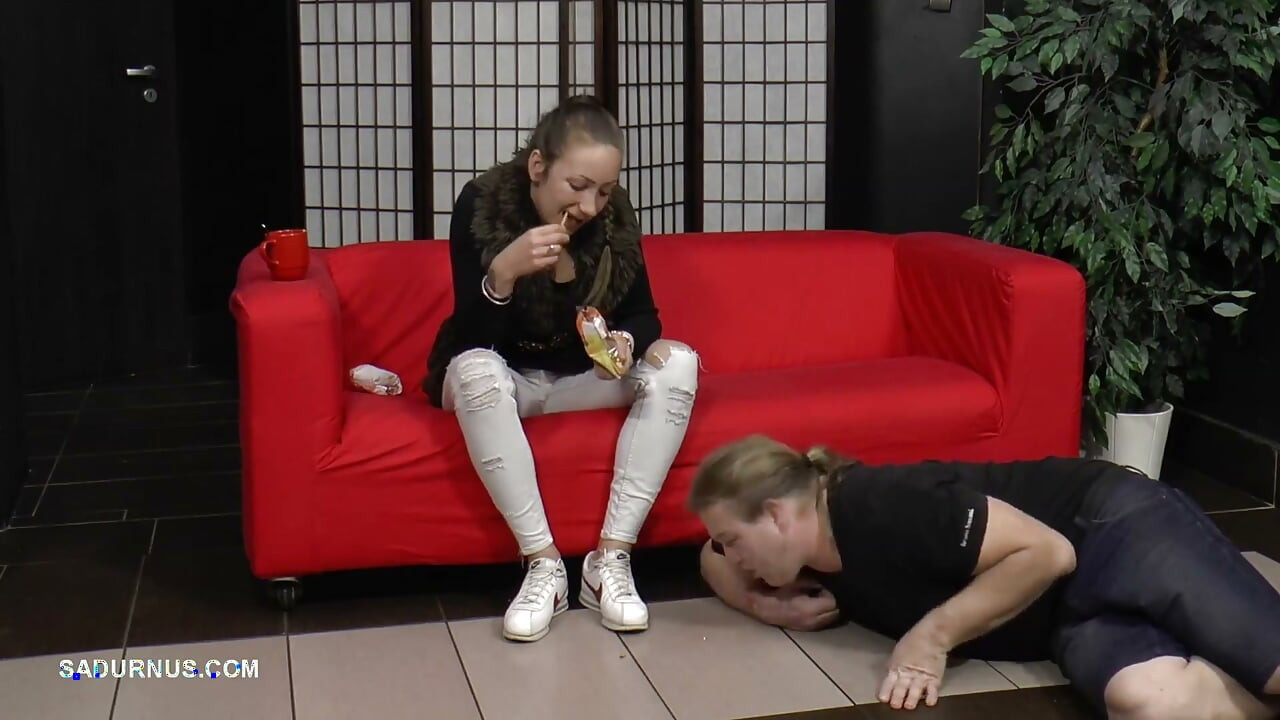 Evangeline Food Spitting and Smoking