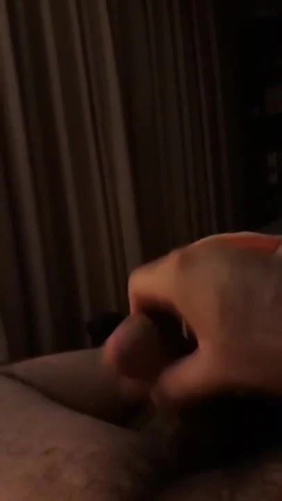 Wanking in the bed