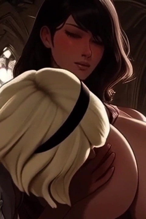 Milky MILFs Can't Contain Their Lactating Tits in Church