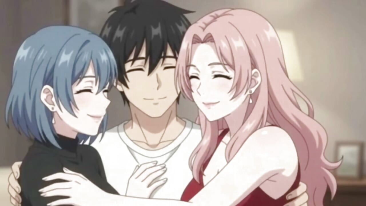 Birthday Surprise Threesome Girlfriend Brings a Friend as special gift