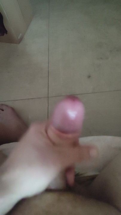 Horny jerking off and cumming