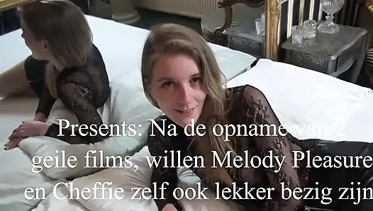 Setelah rekaman 2 film, melody pleasure sange banget sampai akhirnya bisa muasin memeknya sendirian