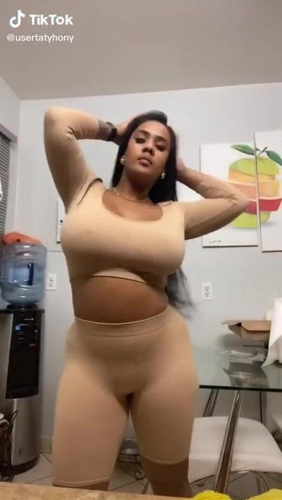 Ebony big tit