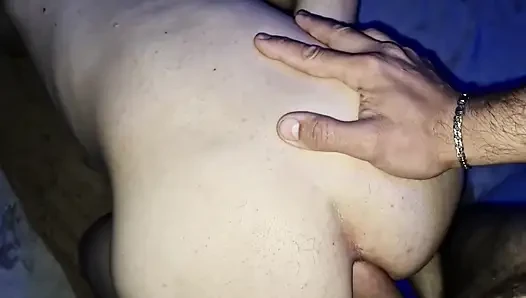 Dick in Ass and Cum Fucked Without a Condom Femboy