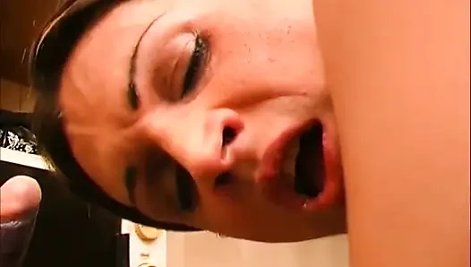 Trans woman ass fucking anal dildo penetrated