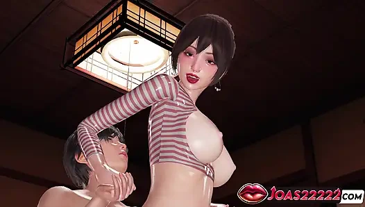 Hot Japanese Xin Nylon Stockings 3D Hentai – Reverse Cowgirl Anal, Prone Bone Wet Ass & Lifting Tied Creampie