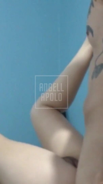 Captivating moment from "the best anal I did with my blonde girlfriend had no audio"