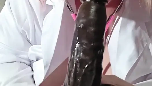 Ein prostata-check wurde zu einem blowjob auf dieser welt gemacht