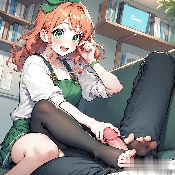 Découvrez le meilleur diaporama hentai de footjob pour filles : collection à voir absolument