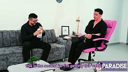 I FUCKED THE SEXY NEW EMPLOYEE'S ASS BEHIND MY BLIND STEPFATHER'S BACK.