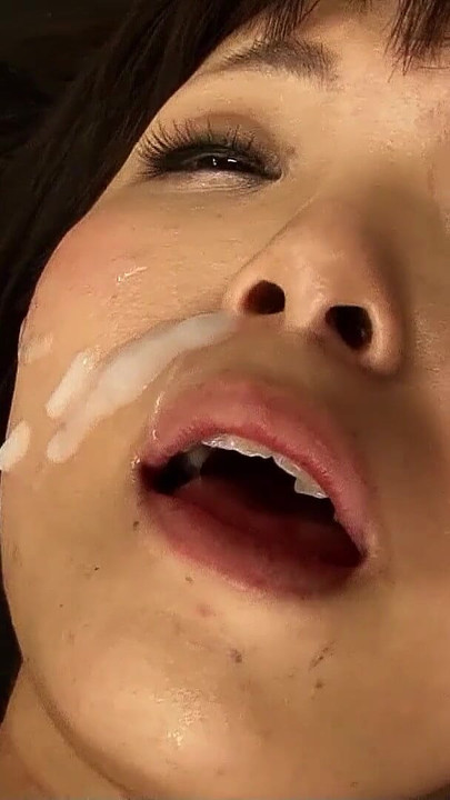 Stunning moment from "Massive Facial Bukkake for cute Japanese Teen in Gangbang by 20 Guys"