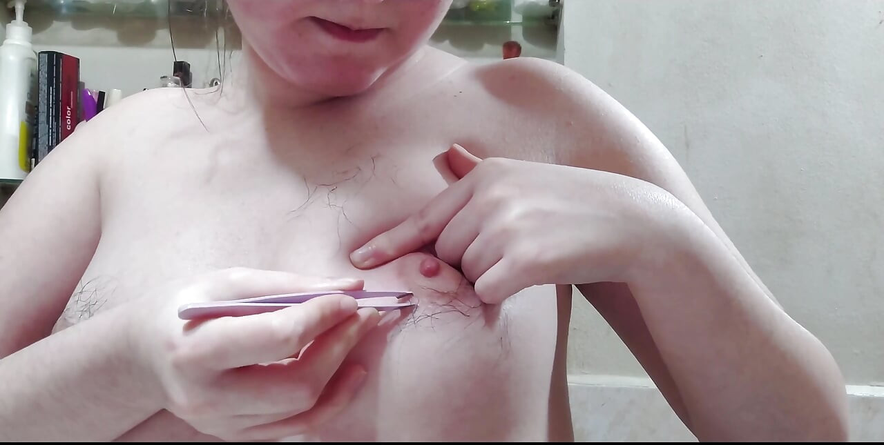 Part 1: Waxing My Super Hairy Nipples