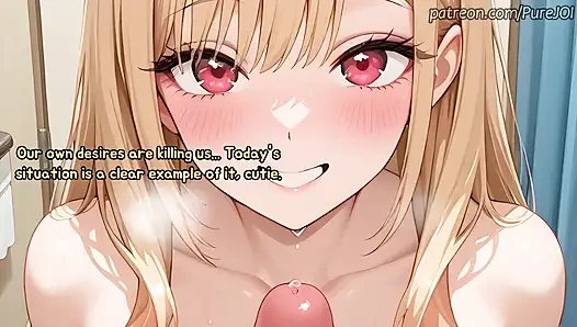 You have creampied Marin Kitagawa's pussy in the fitting room