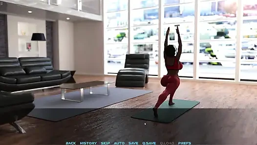 Stepmom Ask Help For Yoga But Stepson Fucks Her Mouth