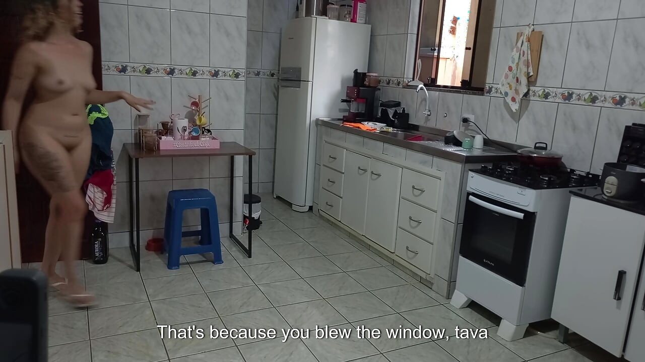 A maid agrees to work naked for some extra cash.