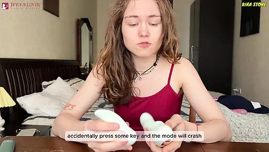 Sex Toy for Masturbation Beyourlover: Crash Test. Kira Stone Had Take a Real Orgasm