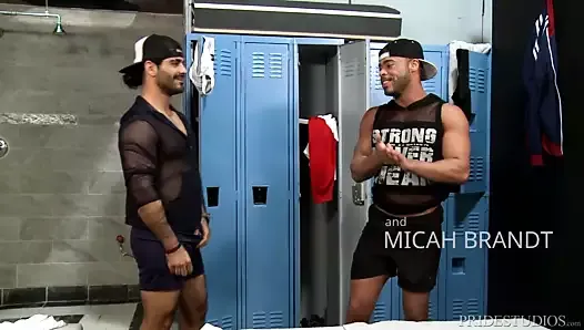 Horny Muscle Boys Micah Brandt & Ali Liam Fuck In Public