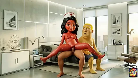 Hemşireyle gece geç saatlerde - ai hentai asmr