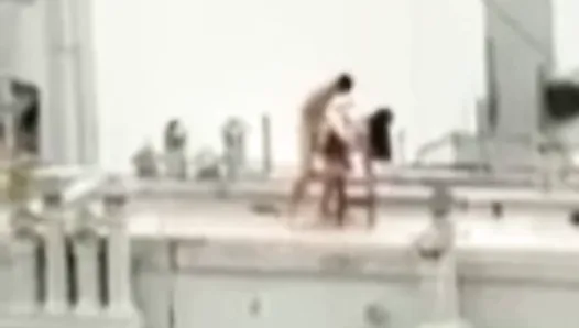 Lebanese couple caught fucking in public