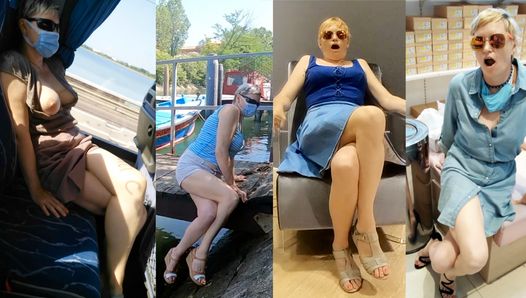 Compilazione di orgasmi con gambe incrociate in pubblico (orgasmo con 20 gambe incrociate in luoghi pubblici)