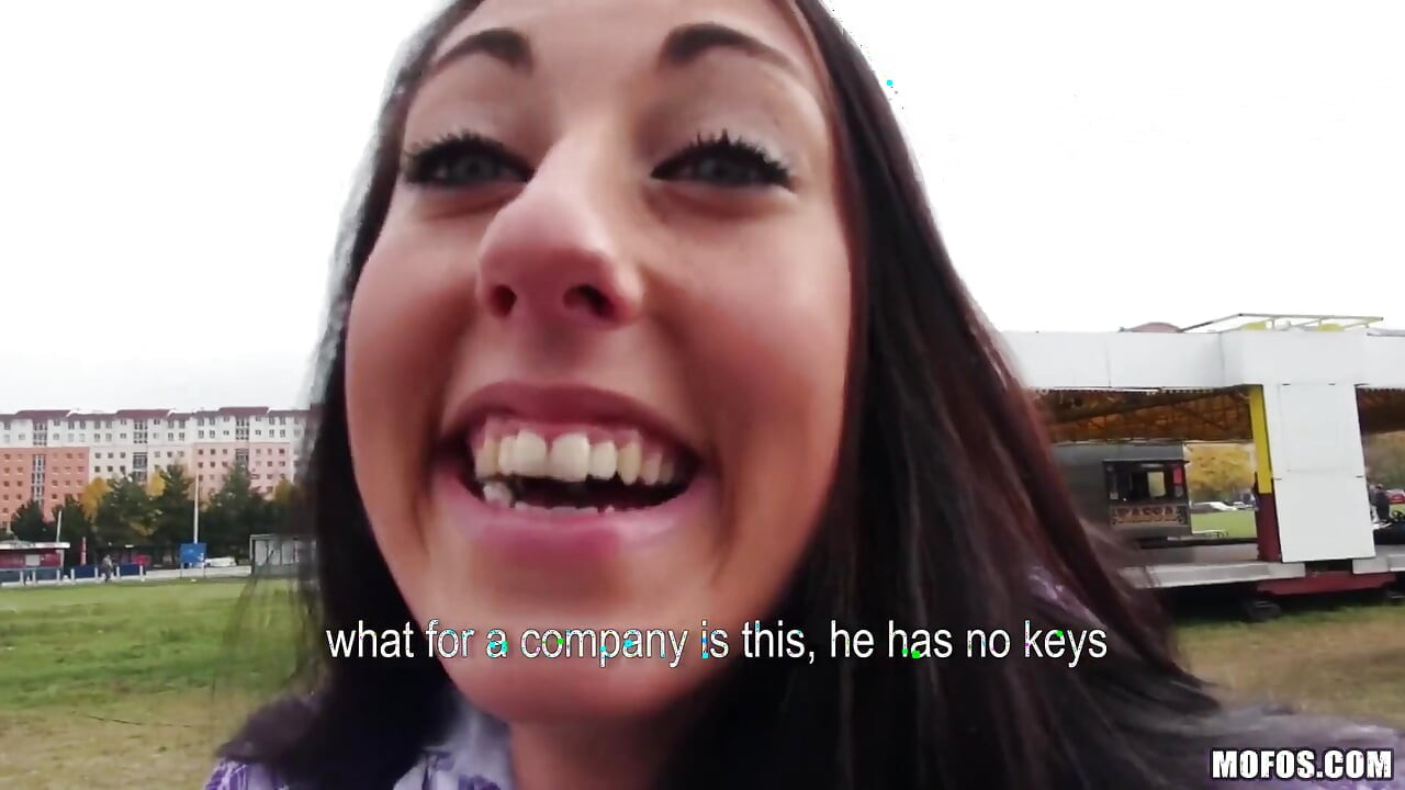 Public Pickups - Brunette Czech El Storm Rides Bumper Cars & Gives Steve a POV Blowjob with Steve Q & Gets Doggystyle Fuck