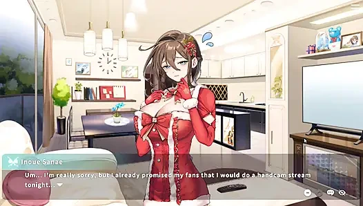 Хентай игра - рождественское соблазнение замужней женщины - V-Lover