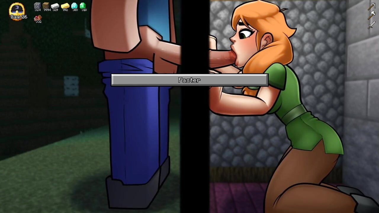 Minecraft Napaljeni zanat - 5. dio - Napaljeno drkanje od Loveskysanhentai