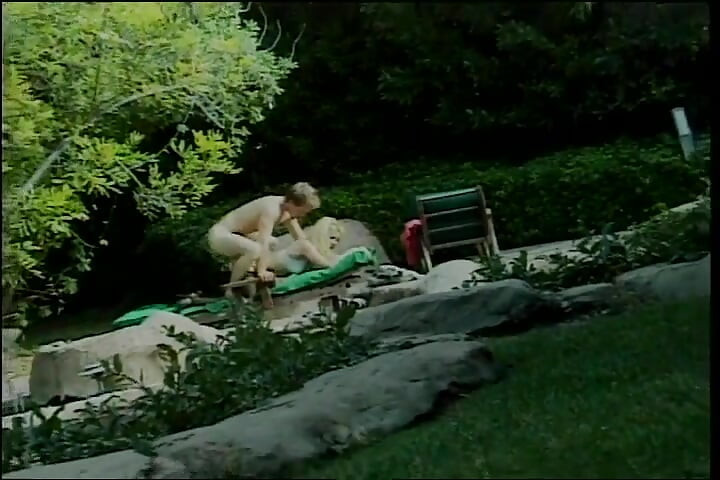 Classic Blonde MILF Nailed Hard Outdoors